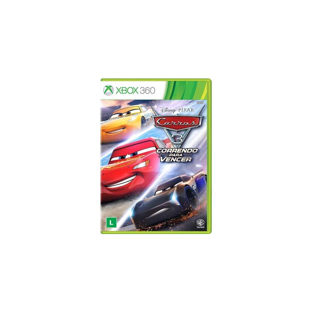 Game Carros 3: Correndo Para Vencer - Xbox 360 - GAMES E CONSOLES - GAME XBOX  360 / ONE : PC Informática